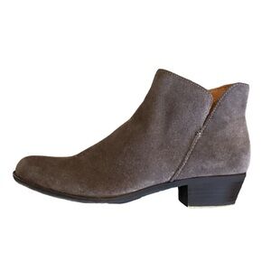 Lucky Brand Banterr Suede Leather Ankle Boots 9